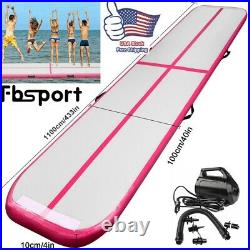36ft Air Inflatable Tumbling Gymnastics Mat Tumble Track Gym Training 4 Thick