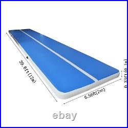 39ft PVC Inflatable Gym Mat Air Tumbling Track for Gymnastics 0.33ft Thickness