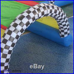 49x33ft Commercial Inflatable Race Track Go Kart / Zorb Ball With Air Blower