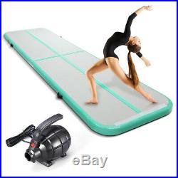 4M Inflatable Gymnastics Mat Air Track Aerobics Exercise Tumbling +Electric Pump