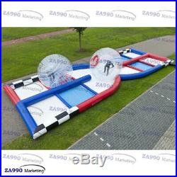 50x20ft Commercial Inflatable Track Race For Bubble Zorb Ball With Air Blower