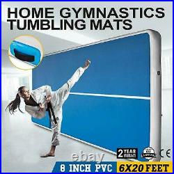 6.6x20 FT Airtrack Air Track Floor Inflatable Gymnastics Tumbling Mat GYM+Pump