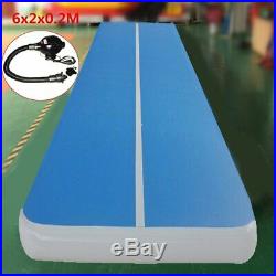 6X20Ft Inflatable Air Track Floor Home Gymnastics Tumbling Yoga Mat Airtrack GYM