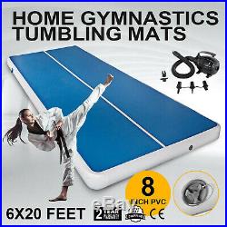 6x20FT Airtrack Air Track Floor Home Inflatable Gymnastic Tumbling Mat GYM Best