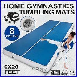 6x20FT Airtrack Air Track Floor Home Inflatable Gymnastics Tumbling Mat GYM