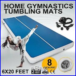 6x20FT Airtrack Inflatable Air Track Home Gymnastics Tumbling Mat GYM + Pump