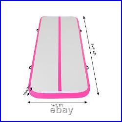 9.8FT Air track Inflatable Air Track Gymnastics Tumbling Training Mat Floor Home