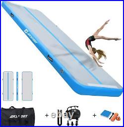 AKSPORT Air Mat Tumble Track 20ftx3.3ftx4 Inflatable Gymnastics Tumbling