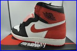 Air Jordan 1 Retro High OG 6 Rings Track Red Best In Hand 555088-112 sz 15