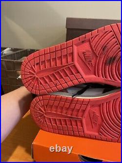 Air Jordan 1 Retro High Og Track Red Size 9.5 Used No Box