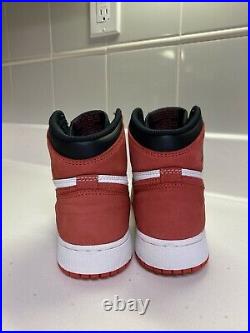 Air Jordan 1 Retro High Track Red Size 5Y Best Hand In The Game 575441-112 Rare