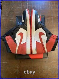 Air Jordan 1 Retro Track Red Best Hand In The Game 555088-112 Size 12 BRED