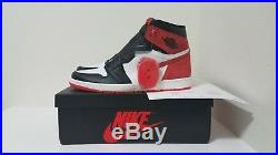 Air Jordan Retro 1 High OG Track Red 555088 112 DS with receipt Size 13