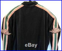 Air Jordan Wings Flight velour Pullover half zip track jacket NWT Mens L