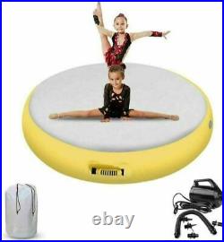 Air Mat Track Inflatable Tumbling Gymnastics Mat Training Yoga Sports Home Pump