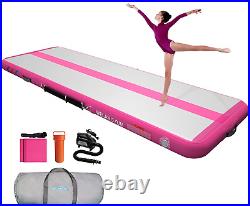 Air Mat Tumble Track 10Ft/13Ft/16Ft/20Ft Inflatable Gymnastics Tumbling Mat 4/6/