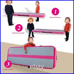 Air Mat Tumble Track 10Ft/13Ft/16Ft/20Ft Inflatable Gymnastics Tumbling Mat 4/6/