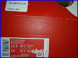 Air Max Plus III Black/Track Red-White CJ0601-001 Men's Size 12.5