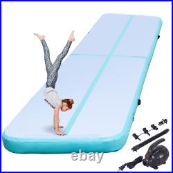 Air Track, 16Ft Inflatable Air Track Tumbling Mat with Electric Air Pump, 4In Th