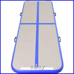 Air Track Inflatable Gymnastics Tumbling Floor Mats with Pump Blue