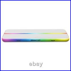 Air Track Inflatable Tumbling Gymnastics Mat (Rainbow) 4 x 1 Metre