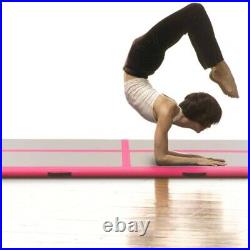 Air Track Mat Inflatable Gymnastics Yoga Mat Home Gym Sports Tumbling+Pump