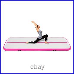 Air Track Yoga Gym Inflatable Airtrack Tumbling Gymnastics Mat Training & Pump S