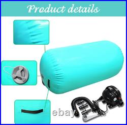 Air Tumbling Mat Tumble Track with Electric Pump, Inflatable Gymnastics Barrel