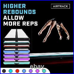 AirTrack Inflatable Gymnastics Mat with Air Pump 3 ft, 10 13, Mint