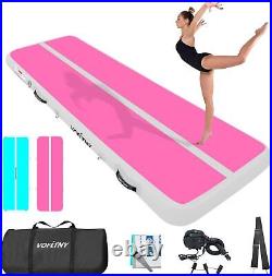 All Purpose Gymnastics Mat 6.6/10/13/16/20 Ft Sturdy Inflatable Tumble Track for