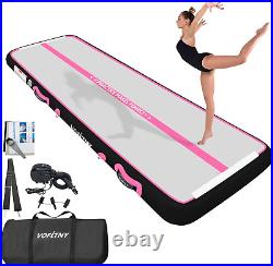 All Purpose Gymnastics Mat 6.6/10/13/16/20 ft Sturdy Inflatable Tumble Track for