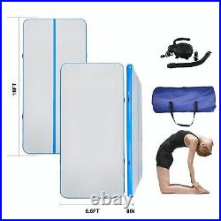 All Purpose Gymnastics Mat Inflatable Tumble Track for Home/Gym 10ftx6.6ftx8in