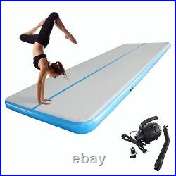 All Purpose Gymnastics Mat Inflatable Tumble Track for Home/Gym 10ftx6.6ftx8in