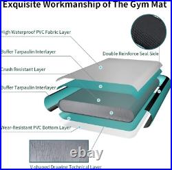 All Purpose Gymnastics Mat Sturdy Inflatable Tumble Track Gymnastics Training Ma