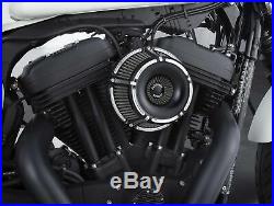 Arlen Ness Inverted Slot Track Black Cut Stage 1 Air Cleaner Harley T/C 99-15