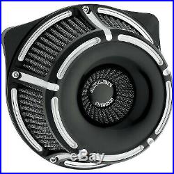 Arlen Ness Inverted Slot Track Black Cut Stage 1 Air Cleaner Harley XL 91-16
