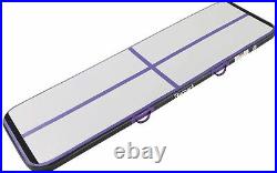 BCGA Fbsport 20' Inflatable Gymnastics Air Track Tumbling Mat in Purple