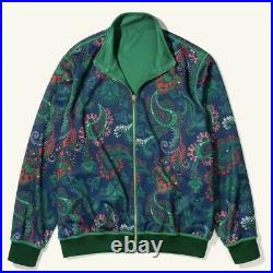 Bel-Air Athletics Fresh Prince Reversible Track Jacket, Will Smith, Green (L)
