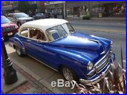 Blue 1949 Chevrolet Styleline 2 door with great interior