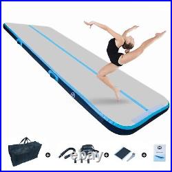 CHAMPIONPLUS Inflatable Air Tumbling Mat Gymnastics Tumble Track 4/8 inches Thic