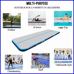 CHAMPIONPLUS Inflatable Air Tumbling Mat Gymnastics Tumble Track 4/8 inches Thic