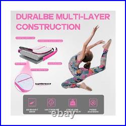 CHAMPIONPLUS Inflatable Air Tumbling Mat Gymnastics Tumble track 4/8 inches T