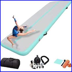 COLCYSE 10ft/17ft/23ft 4 Inch Thickness Air Tumbling Track Tumbling Mat/Air Gym