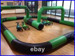 Commercial PVC 4x8x2m Inflatable Didi Car Race Track Sport Game Air Racing Track