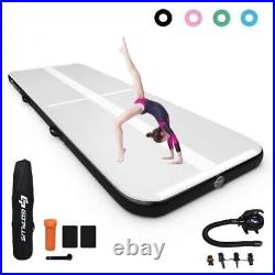 Durable 15' Black Air Track Inflatable Gymnastics Tumbling Mat