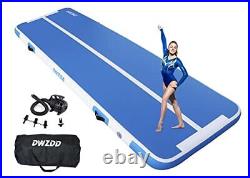 Dwzdd Air Track Tumbling Mat 10ft/13ft Blow up Gymnastic Mats with Electric I