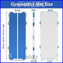 Dwzdd Air Track Tumbling Mat 10ft/13ft Blow up Gymnastic Mats with Electric I