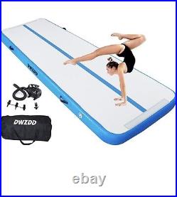 Dwzdd Air Track Tumbling Mat13.13.20.33FT Blow up Gymnastic Mats with Electric