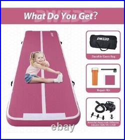 Dwzdd Air Track Tumbling Mat13.13.20.33FT Blow up Gymnastic Mats with Electric