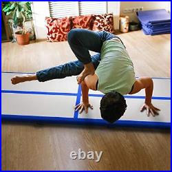 EZ GLAM Inflatable Tumbling Gymnastic Air floor Mat Track Cheerleading for Ho